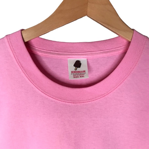 Icecream Graphic Tee Pink Billionaire Boys Club Short Sleeve T-Shirt Men’s XXL - Picture 6 of 12